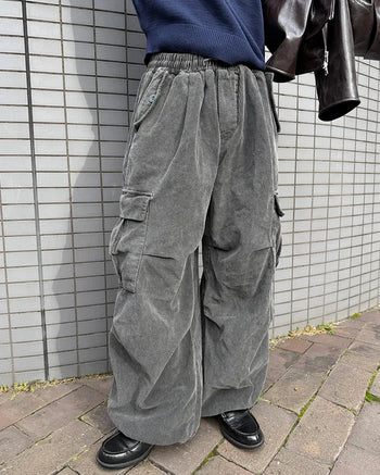 Corduroy Pigment Cargo Pants