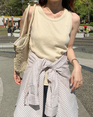 Round Rib Sleeveless