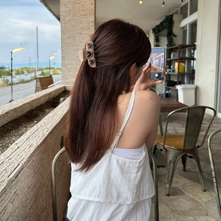Heart Hole Hair Clip