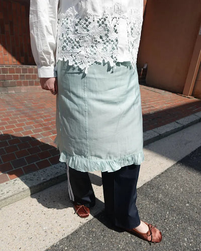 Layered ruffle skirt