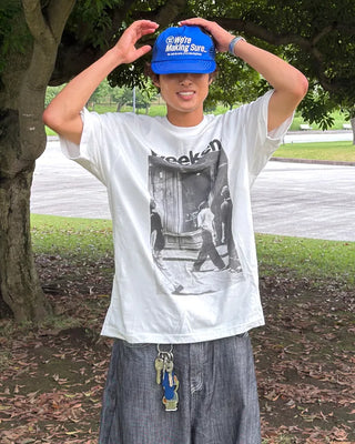 Monochrome graphic T-shirt