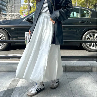 Balloon long skirt