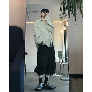 Buckle Bermuda Cargo Pants