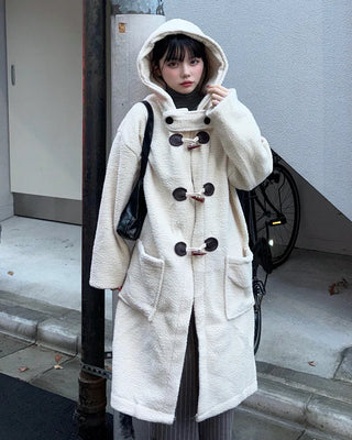 Duffle Boa Long Coat