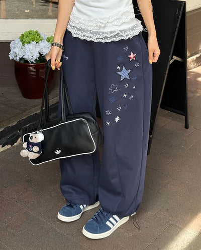 Star Patch Point Sweatpants