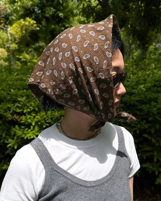 Patterned print scarf