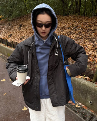 Simple Color Padded Jacket