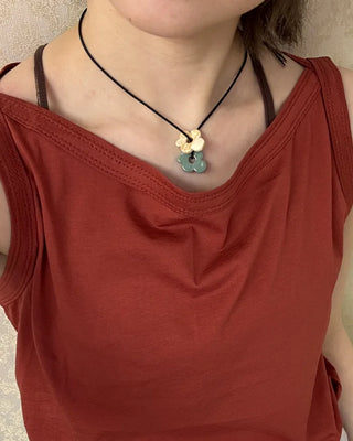 Double Flower Necklace