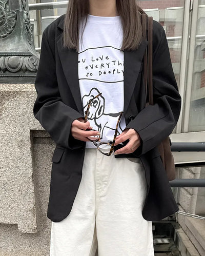Basic Loose Fit Jacket