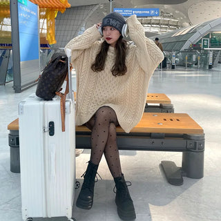 Cable knit oversized fit