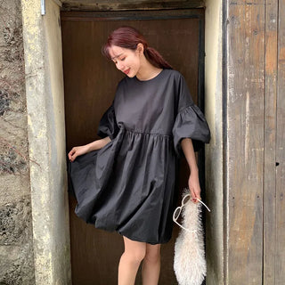 Balloon Fit Mini Dress