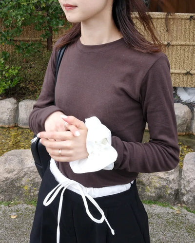 Cotton Basic Long Sleeve T-Shirt