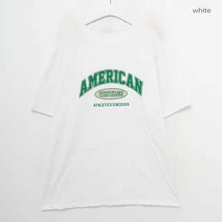 (Unisex) American Print Short-Sleeve T-Shirt