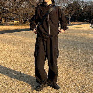 (Unisex) Cargo String Pants