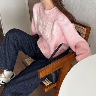 Lettering Point Knit