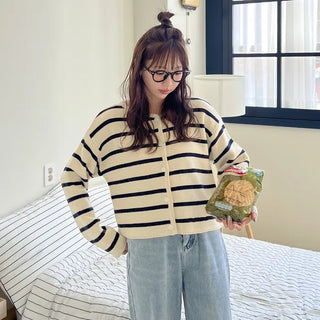 Striped cardigan