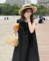 Shirred rattan square bag