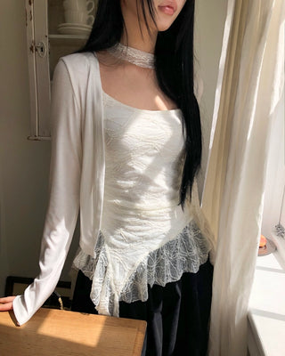 Cropped cardigan
