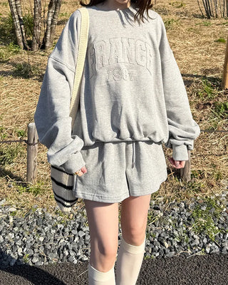 1987 Sweatshirt and Shorts Set