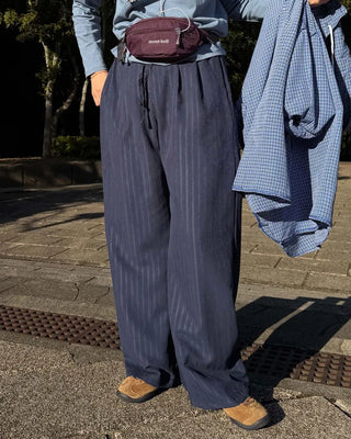 Light striped pants