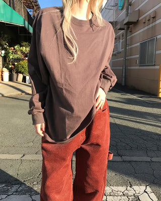 Basic long-sleeve T-shirt