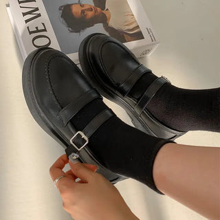 (3cm/6cm) Strap Loafers