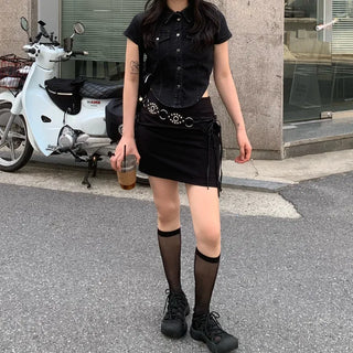 H mini skirt