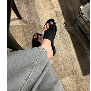 Cutout strap sandals