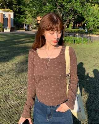 Flower Long T-shirt