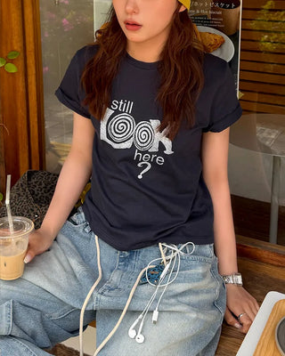 Look Print T-Shirt