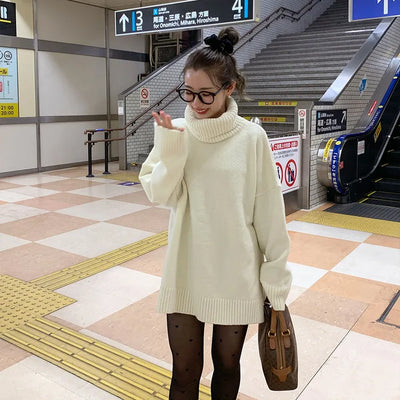Turtleneck long knit