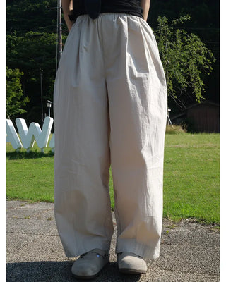Banding wide pants