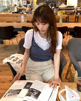 Flower Slit Sleeveless