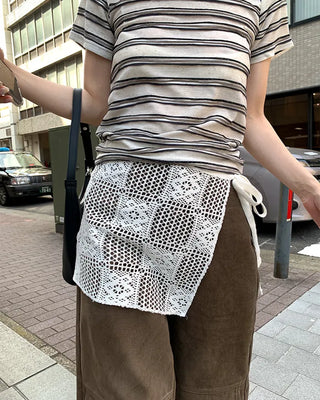 Lace wrap skirt