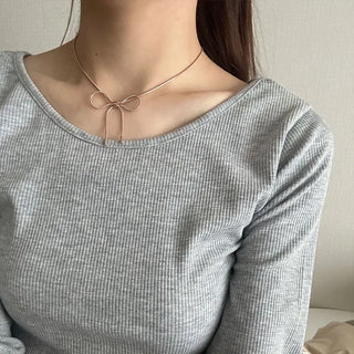 Ribbon necklace