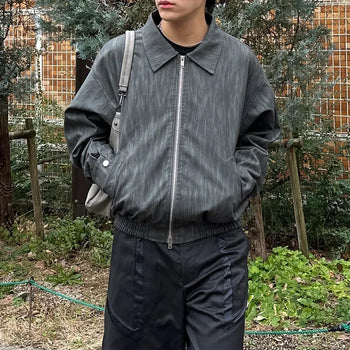 (Unisex) Basic Vegan Leather Jacket