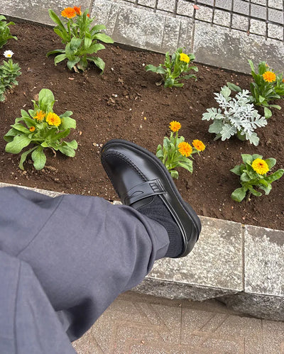 4cm heel loafers