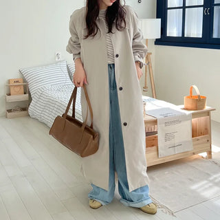 Oversized trench coat