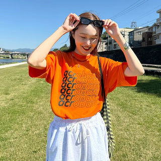(Unisex) acr Lettering T-shirt