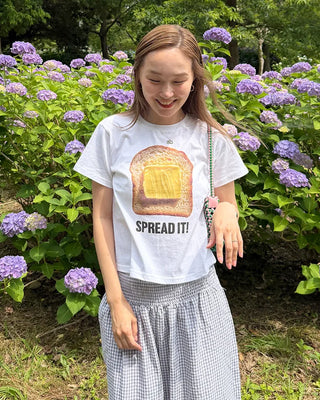 Buttered Toast Half-Sleeve T-Shirt