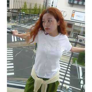 Flower Short T-shirt