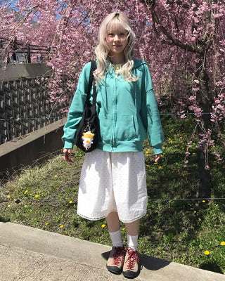 Oversized Basic Zip Hoodie