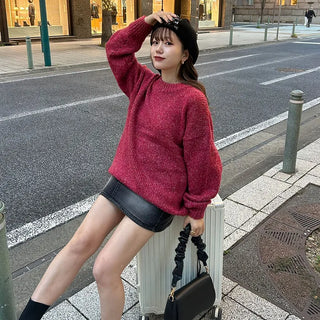 Round neck knit