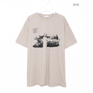 Classic print short-sleeved T-shirt