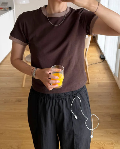 Color Layered Ringer T-Shirt