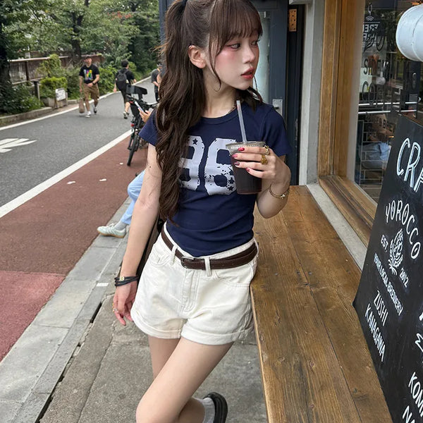 86 Numbering Slim T-Shirt