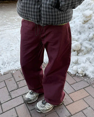 Basic Cotton Wide Pants