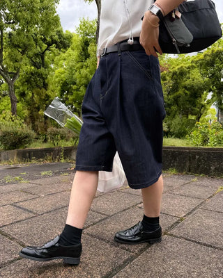 Bermuda Rigid Denim Pants