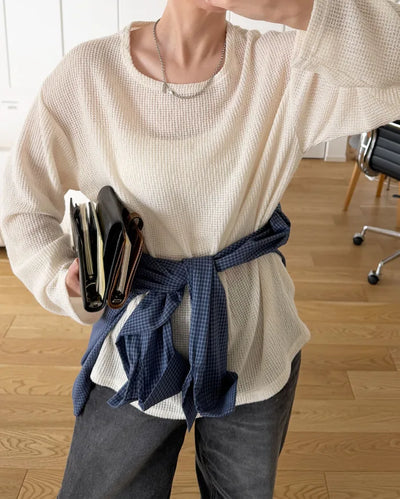 Summer Waffle Long-Sleeve T-Shirt