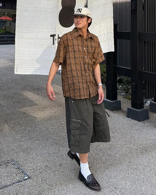 Tartan Check Half-Sleeve Shirt